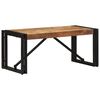 vidaXL Table basse 80x40x35 cm bois de manguier massif brut