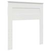 vidaXL Lit de Rangement Blanc 75 x 190 cm Bois d'ing&eacute;nierie