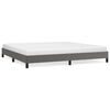 vidaXL Cadre de lit sans matelas gris 200x200 cm similicuir