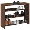 vidaXL &Eacute;tag&egrave;re &agrave; chaussures ch&ecirc;ne marron 80x25x62 cm bois ing&eacute;nierie