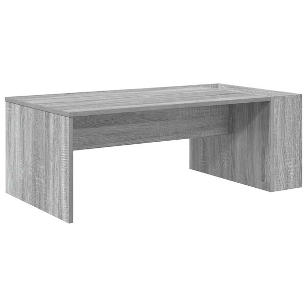 vidaXL Table basse Gris Sonoma 95 x 50 x 34 cm Bois d'ing&eacute;nierie