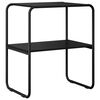 vidaXL Table console Ch&ecirc;ne noir 60 x 42,5 x 70 cm Bois d'ing&eacute;nierie