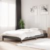 vidaXL Lit empilable sans matelas gris 75x190 cm bois de pin massif