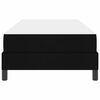 vidaXL Lit &agrave; ressorts avec matelas Noir 80 x 200 cm tissu