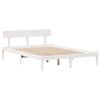 vidaXL Cadre de lit sans matelas blanc 120x190 cm bois de pin massif