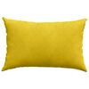 vidaXL Coussins de canapé 2 pcs Jaune 60 x 40 cm