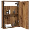 vidaXL Armoire &agrave; miroir de salle de bain vieux bois bois d'ing&eacute;nierie