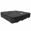 vidaXL Base de parasol &agrave; bras d&eacute;port&eacute; 150 Noir Carr&eacute;
