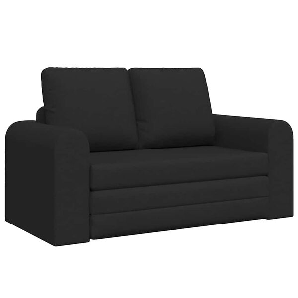 vidaXL Canap&eacute;-Lit 60cm Noir tissu