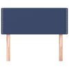 vidaXL Tête de lit Bleu 100x5x78/88 cm Tissu