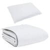 vidaXL Duvet d'hiver avec oreiller 2 pcs Blanc Plume de canard
