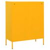 vidaXL Armoire de rangement Jaune moutarde 80x35x101,5 cm Acier