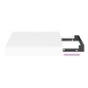 vidaXL &Eacute;tag&egrave;res murales flottantes 4 pcs blanc 23x23,5x3,8 cm MDF