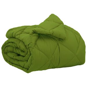 vidaXL Duvet complet toute l'ann&eacute;e Vert 200 x 135 cm Microfibre