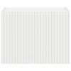 vidaXL Meuble TV mural Blanc 60 x 31 x 29.5 cm Bois d'ing&eacute;nierie