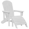 vidaXL Mobilier de jardin lounge 2 pcs Blanc 74 x 82 x 90 cm Plastique
