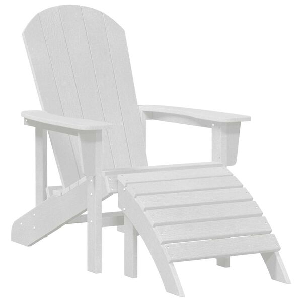 vidaXL Mobilier de jardin lounge 2 pcs Blanc 74 x 82 x 90 cm Plastique
