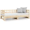 vidaXL Lit coulissant sans matelas 2x(90x190) cm Bois de pin massif