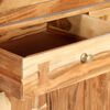 vidaXL Buffet 100 x 40 x 175 cm Bois d'acacia massif