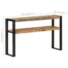 vidaXL Table console 120x30x75 cm Bois de récupération massif