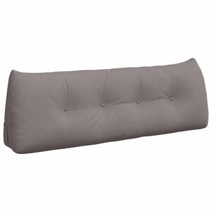 vidaXL Coussin de Dos Taupe 140 x 24 x 50 cm tissu