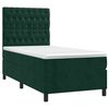vidaXL Sommier &agrave; lattes de lit avec matelas Vert fonc&eacute; 90x200 cm