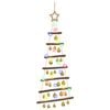 vidaXL Arbre de No&euml;l suspendu avec boules 90 cm 30 LED Multicolore