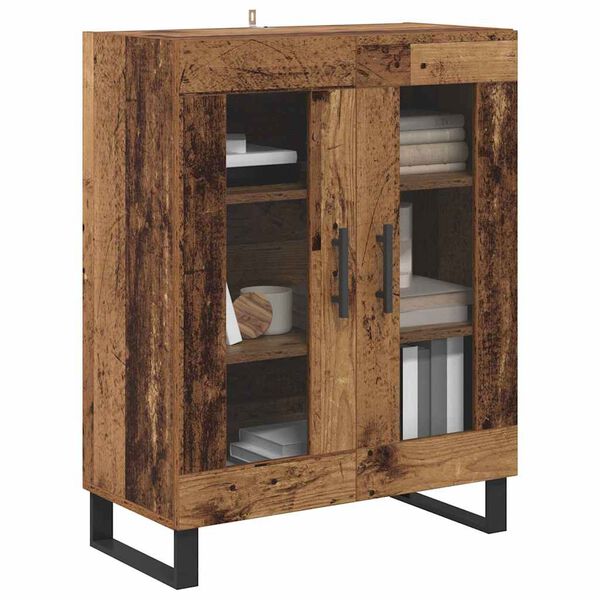 vidaXL Buffet Bois Ancien 69,5 x 34 x 90 cm Bois d'ing&eacute;nierie