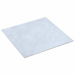 vidaXL Planches de sol 55 pcs Blanc 5,11 m&sup2; PVC