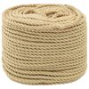 vidaXL Corde utilitaire polyvalente 6 mm 100 m Naturel PP