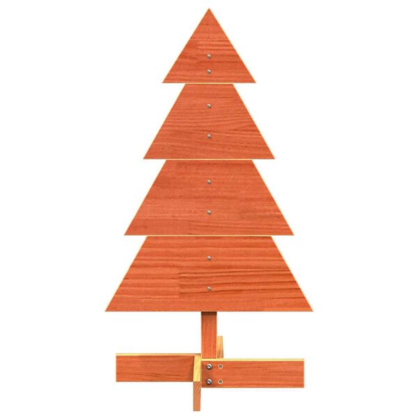 vidaXL Arbre de No&euml;l en bois pour d&eacute;coration 80 cm bois de pin massif