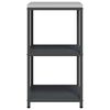 vidaXL Rangement de cuisine Anthracite 60 x 50 x 92 cm Acier