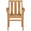 vidaXL Ensemble &agrave; manger de jardin 7 pcs Bois de teck massif