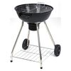 ProGarden Barbecue sur roues 47 cm noir