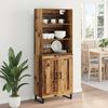 vidaXL Haut Armoire Bois ancien 69,5 x 34 x 180 cm Bois d'ing&eacute;nierie