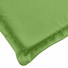 vidaXL Coussin de banc de jardin vert m&eacute;lang&eacute; 180x50x7 cm tissu
