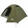 vidaXL Tente de camping &agrave; d&ocirc;me 3 personnes vert olive imperm&eacute;able