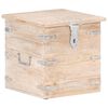vidaXL Coffre 40x40x40 cm Bois d'acacia solide
