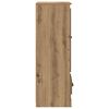 vidaXL Buffet haut ch&ecirc;ne artisanal 36x35,5x103,5 cm bois d'ing&eacute;nierie