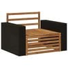vidaXL Sofa de milieu ext&eacute;rieur Naturel