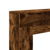 VidaXL Cadre de chemin&eacute;e ch&ecirc;ne fum&eacute; 100x30x87,5 cm bois d'ing&eacute;nierie