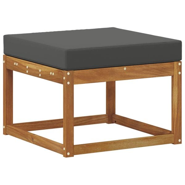 vidaXL Ensemble de canap&eacute;s d'ext&eacute;rieur 5 pcs Naturel et Anthracite