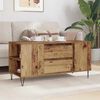 vidaXL Table basse Bois Ancien 102 x 44,5 x 50 cm Bois d'ing&eacute;nierie