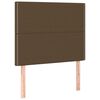 vidaXL Cadre de lit sans matelas marron fonc&eacute; 120x200 cm tissu