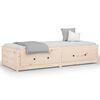 vidaXL Lit de jour sans matelas 90x190 cm bois de pin massif