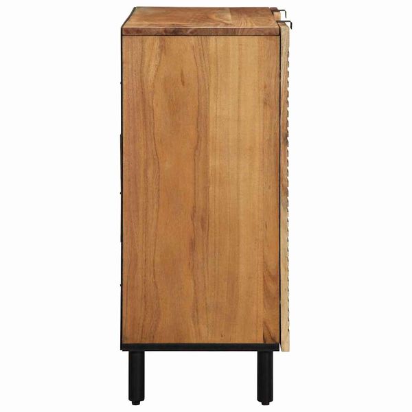 vidaXL Buffet Naturel 90 x 33,5 x 75 cm Bois d'Acacia Massif
