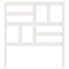vidaXL T&ecirc;te de lit Blanc 96x4x104 cm Bois massif de pin