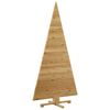 vidaXL Arbres de No&euml;l avec support Marron 180 cm Bois massif en pin