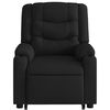 vidaXL Fauteuil inclinable électrique noir tissu