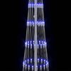 vidaXL Arbre de Noël LED avec 290 LED Bleu 70 x 70 x 250 cm Métal